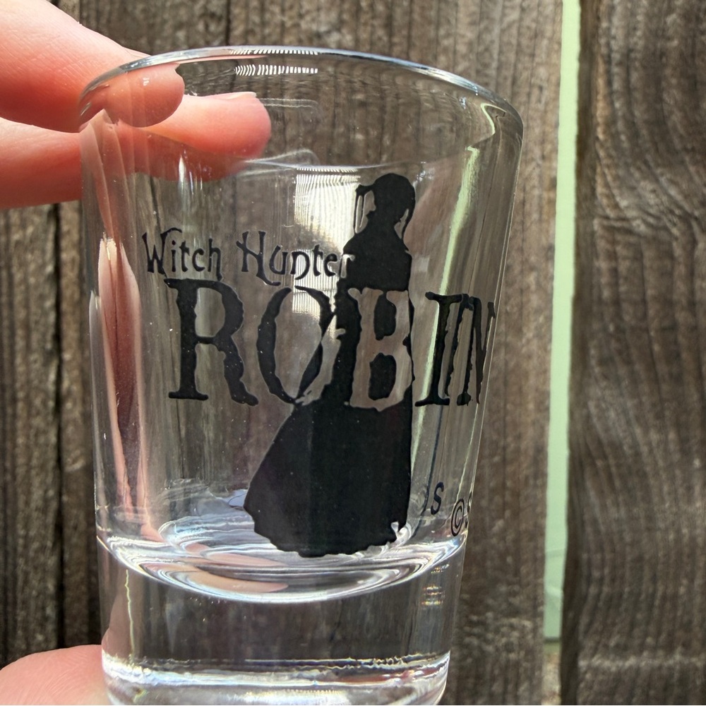 Rare Witch Hunter Robin Black Silhouette Shot Glass - Picture 2 of 7